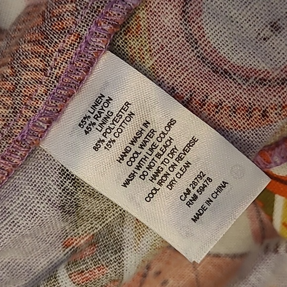 NWT House of Harlow 1960 Tropical Tucan Print Linen Blend Dress with Poc… - Picture 8 of 17